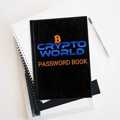 Password Book - Blank - Crypto World