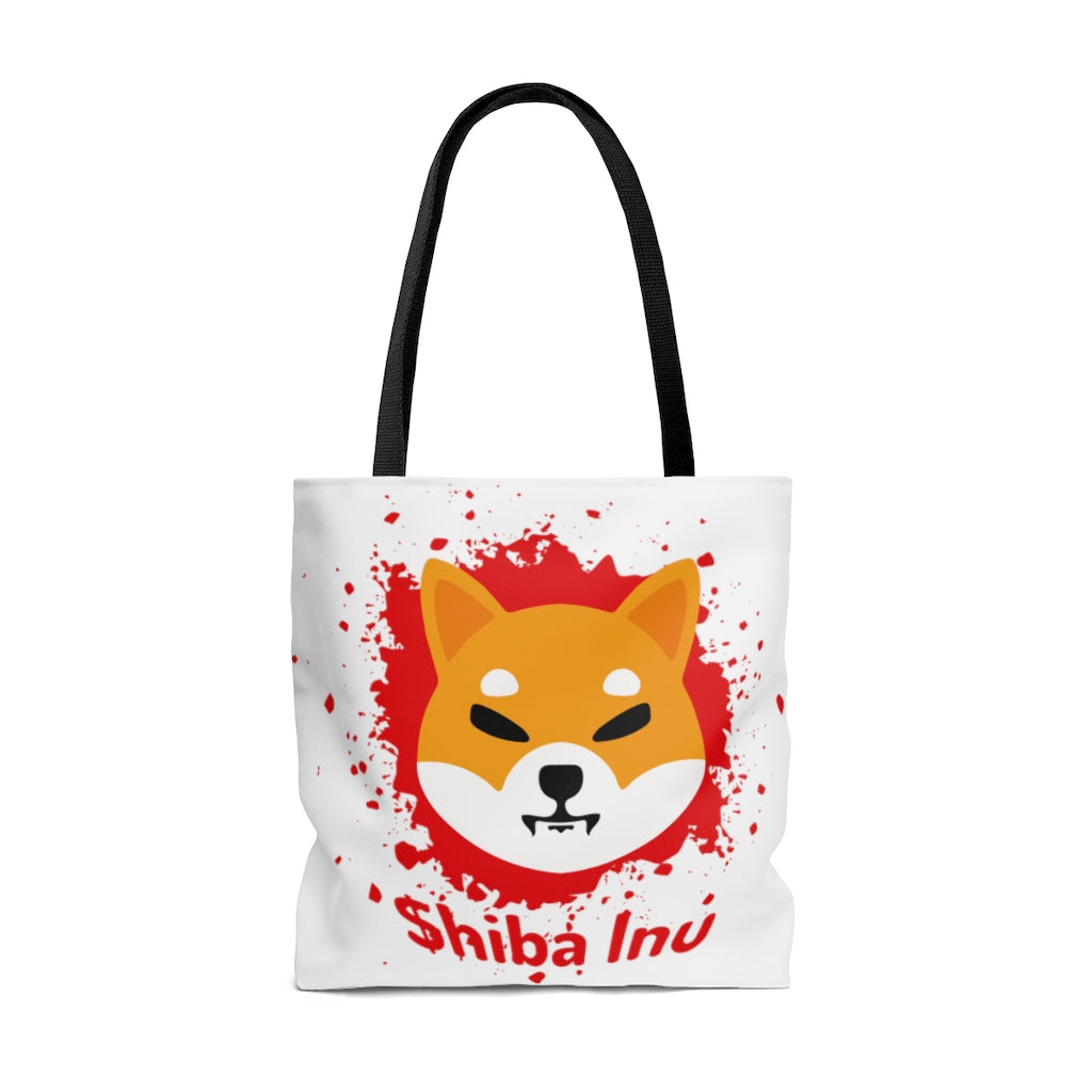 Shib AOP Tote Bag - Crypto World