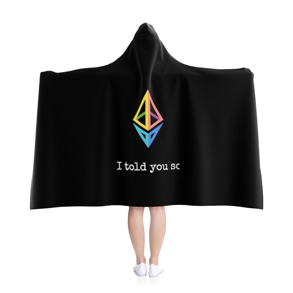 Eth Hooded Blanket - Crypto World
