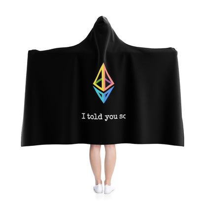 Eth Hooded Blanket - Crypto World