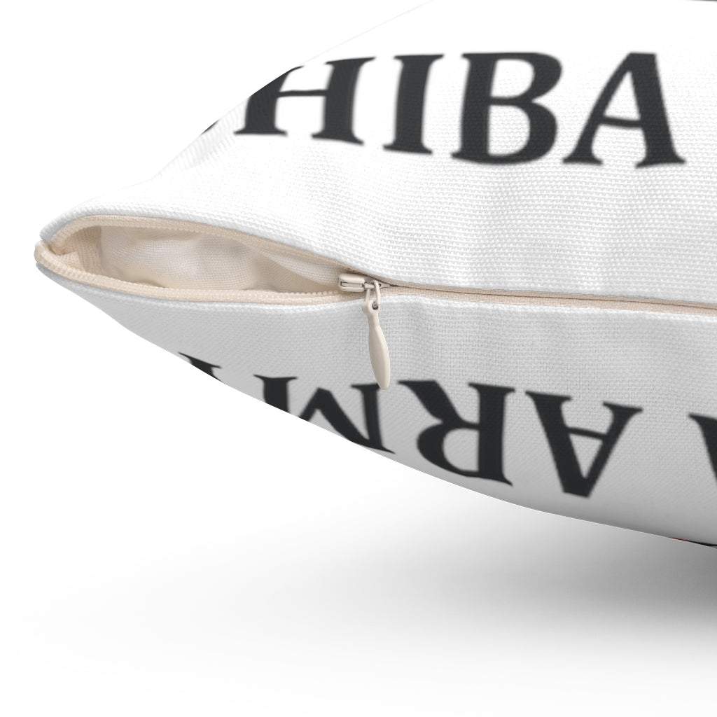 Shiba Army Spun Polyester Square Pillow - Crypto World