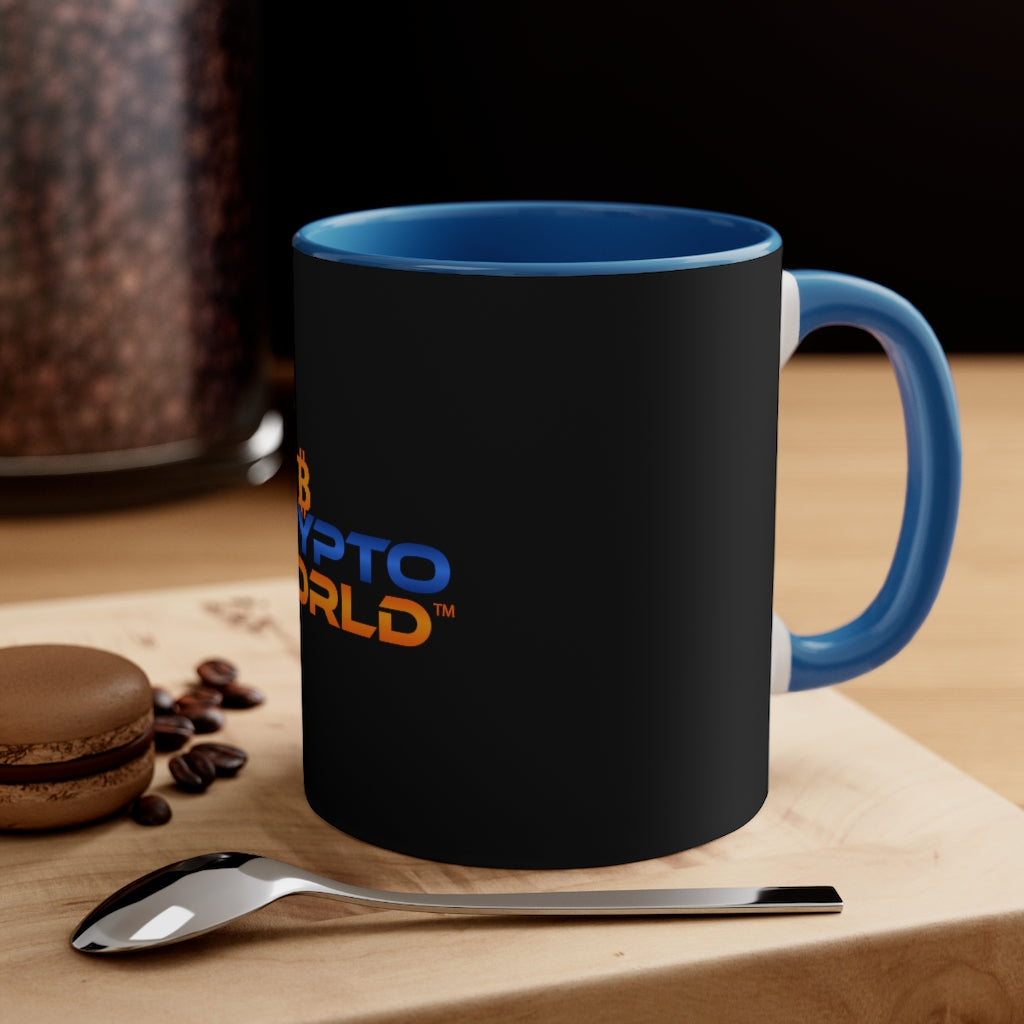 Crypto World Accent Coffee Mug, 11oz - Crypto World