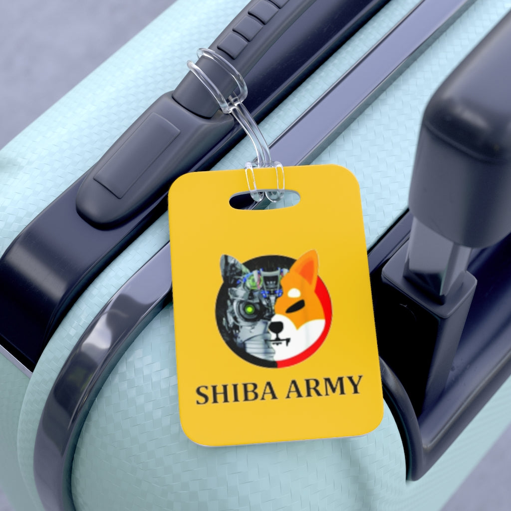 Shiba Army Bag Tag - Crypto World