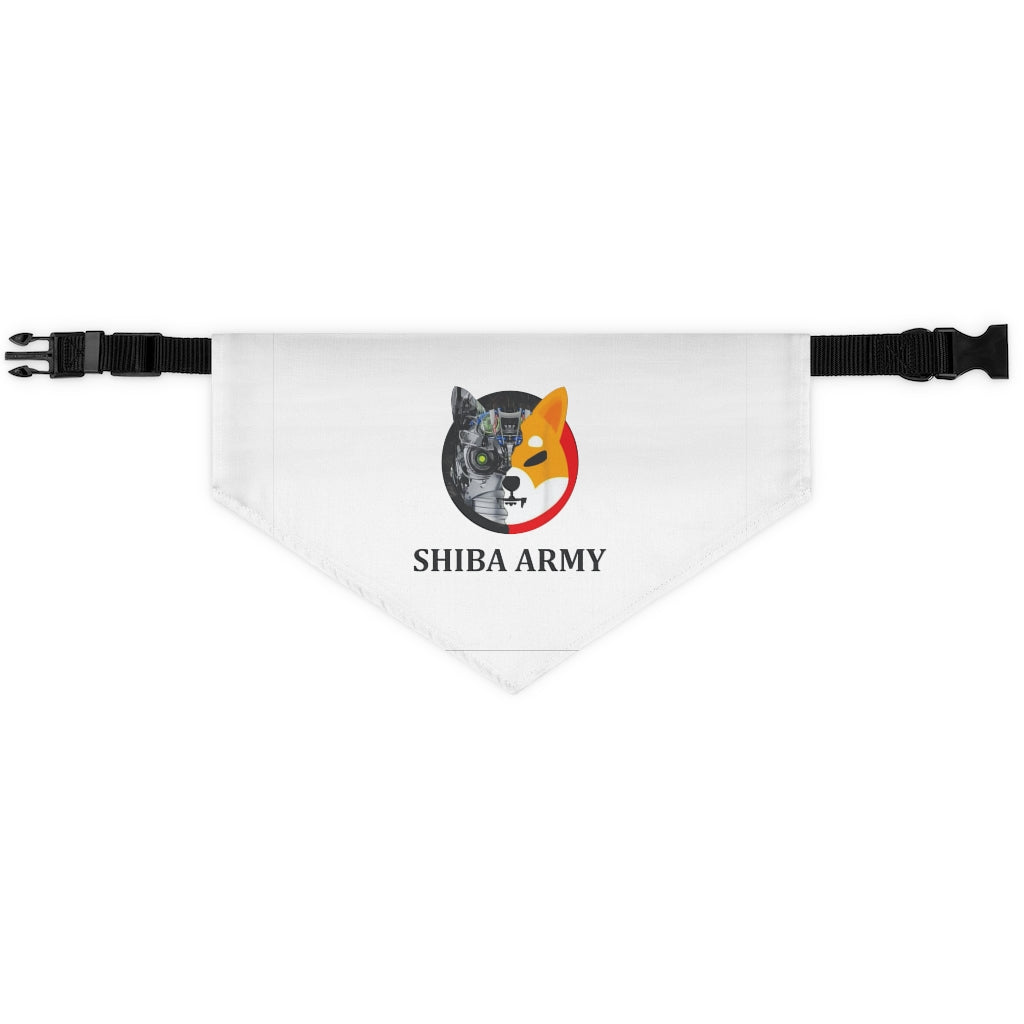 Shiba Army Pet Bandana Collar - Crypto World