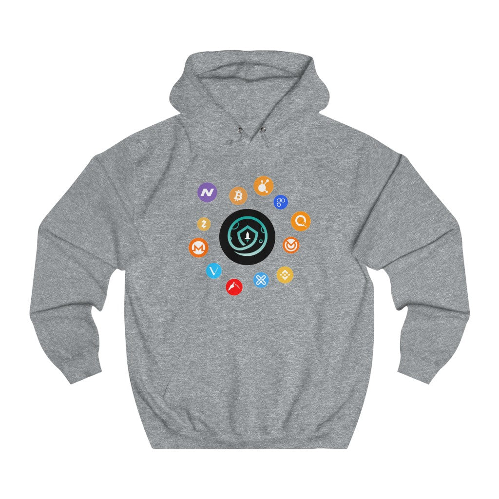 Safemoon Unisex College Hoodie - Wow Crypto Gear