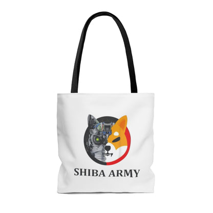 Shiba Army AOP Tote Bag - Crypto World