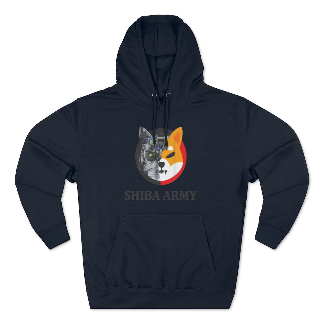 Shiba Army Premium Pullover Hoodie - Crypto World