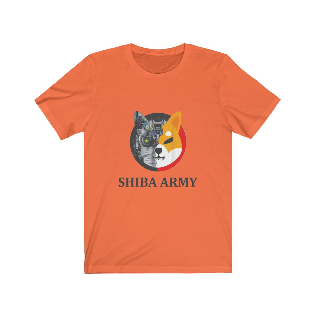 Shiba Army Unisex Jersey Short Sleeve Tee - Crypto World