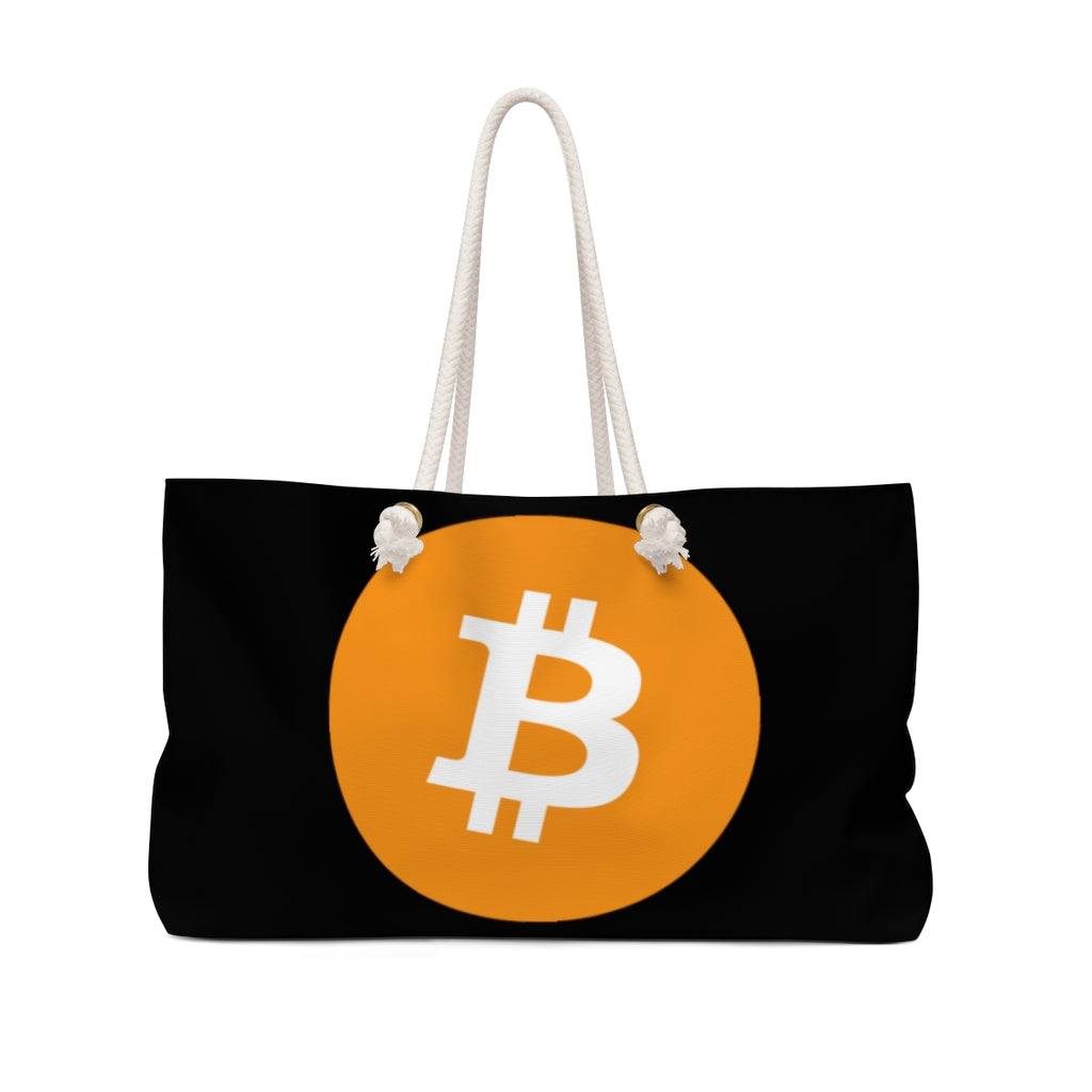 Bitcoin Weekender Bag - Crypto World