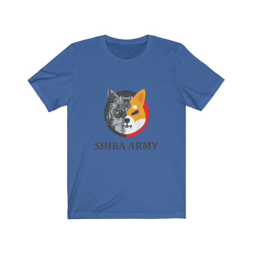 Shiba Army Unisex Jersey Short Sleeve Tee - Crypto World