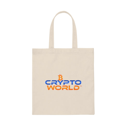 Crypto World Canvas Tote Bag - Crypto World