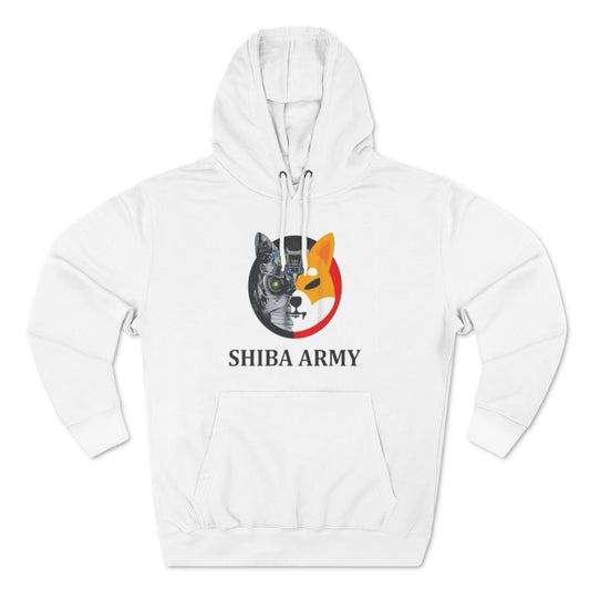Shiba Army Premium Pullover Hoodie - Crypto World