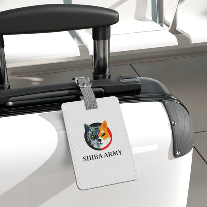 Shiba Army Luggage Tag, Rectangle - Crypto World