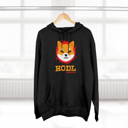 Shiba Hodl Premium Pullover Hoodie - Crypto World