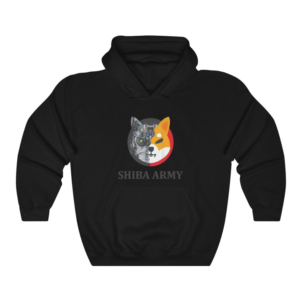 Shiba Army Unisex Heavy Blend™ Hooded Sweatshirt - Crypto World
