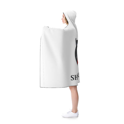 White Shiba Army Hooded Blanket - Crypto World