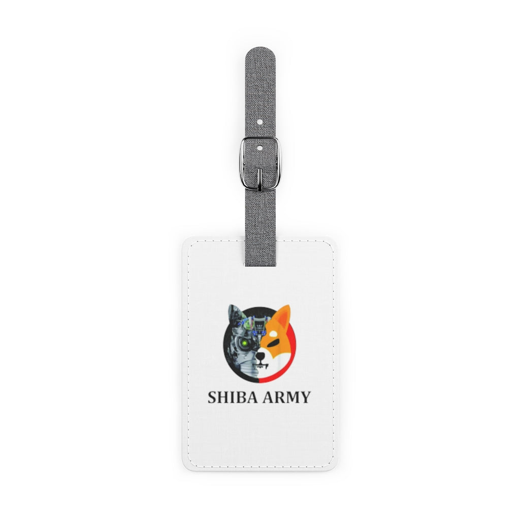 Shiba Army Luggage Tag, Rectangle - Crypto World