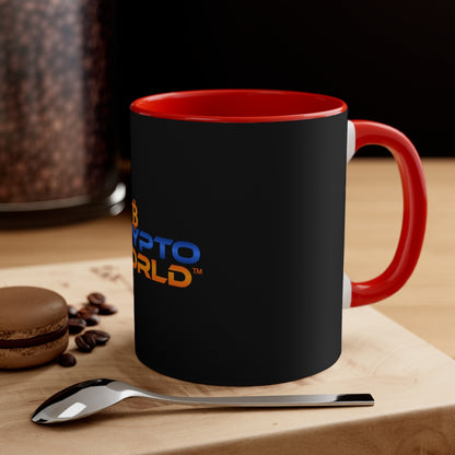 Crypto World Accent Coffee Mug, 11oz - Crypto World